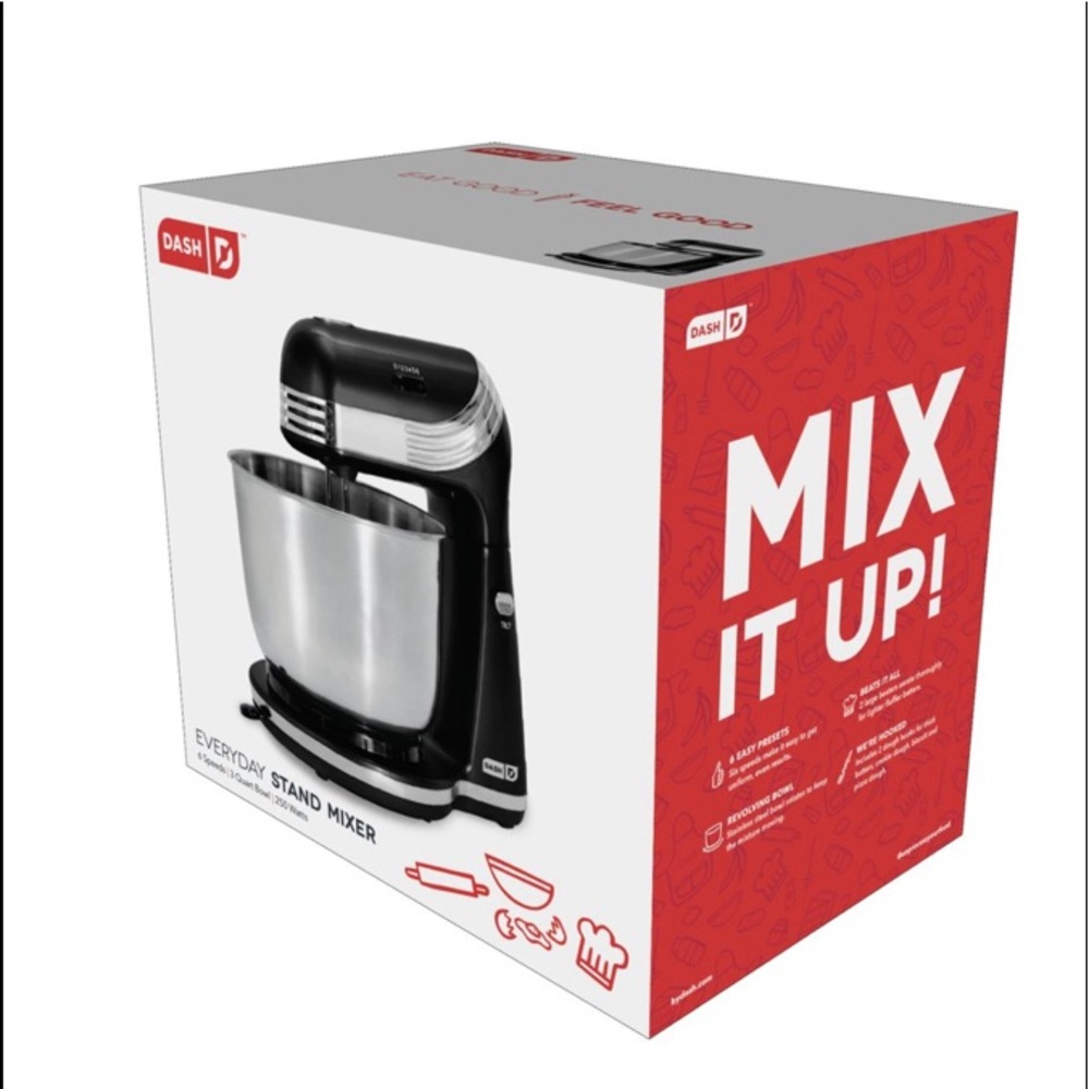 A dash stand mixer, in perfect condition